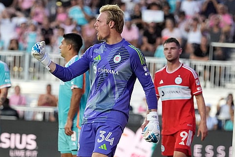 Chicago Fire goalkeeper Chris Brady